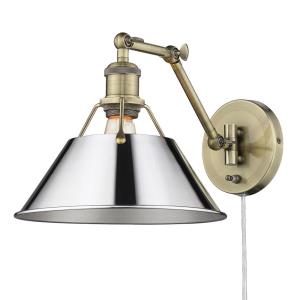 Orwell - 1 Light Articulating Wall Sconce in Transitional style - 9 Inches high by 10 Inches wide